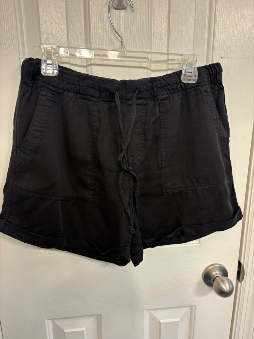 GAP Women's Black Tencel Drawstring Shorts